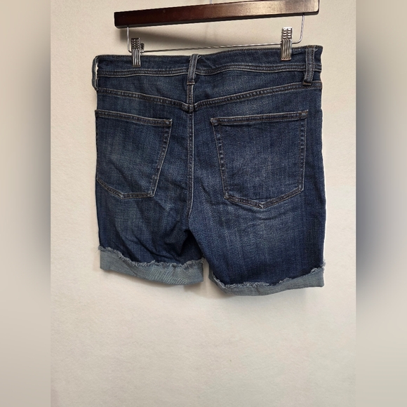 Liverpool Jeans Company The Keeper Boyfriend Frayed Denim Short Womens Size 8/29 - Picture 11 of 11